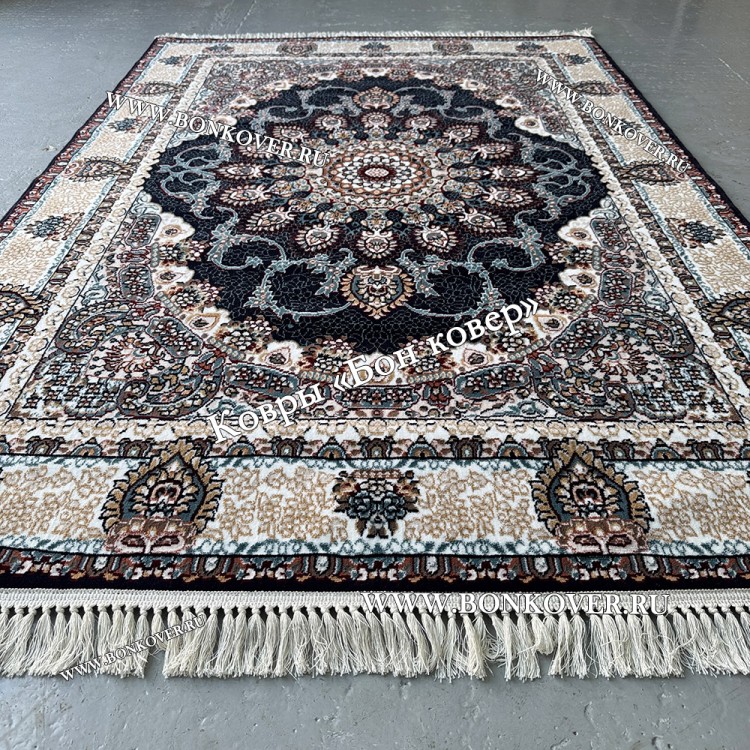 Ковер Для Гостиной Медальон Дизайн 30304 Синий